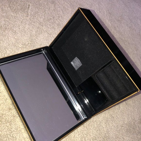 Vintage Otagiri Lacquerware Music Jewelry Box Black Hummingbird The Way We‎ Were - Picture 3 of 10